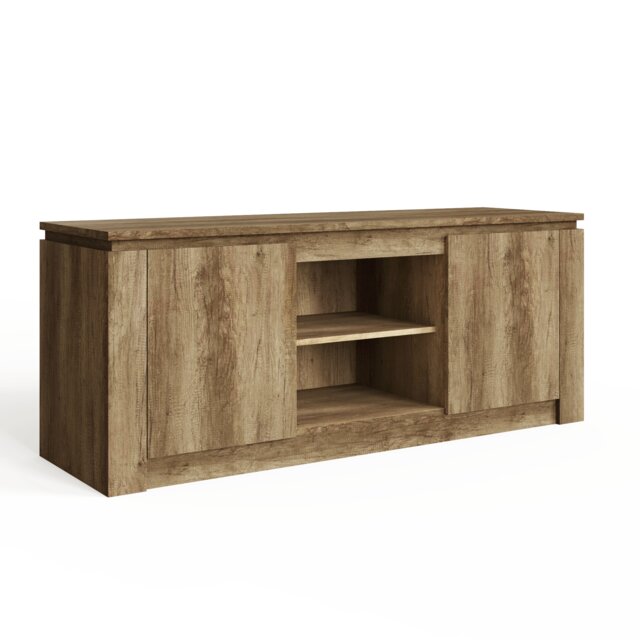 Canyon Oak TV Unit Brown Grey Oak