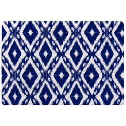 Tribal Art Ikat Ogee In Traditional Classic Blue Designer Rug Multi
