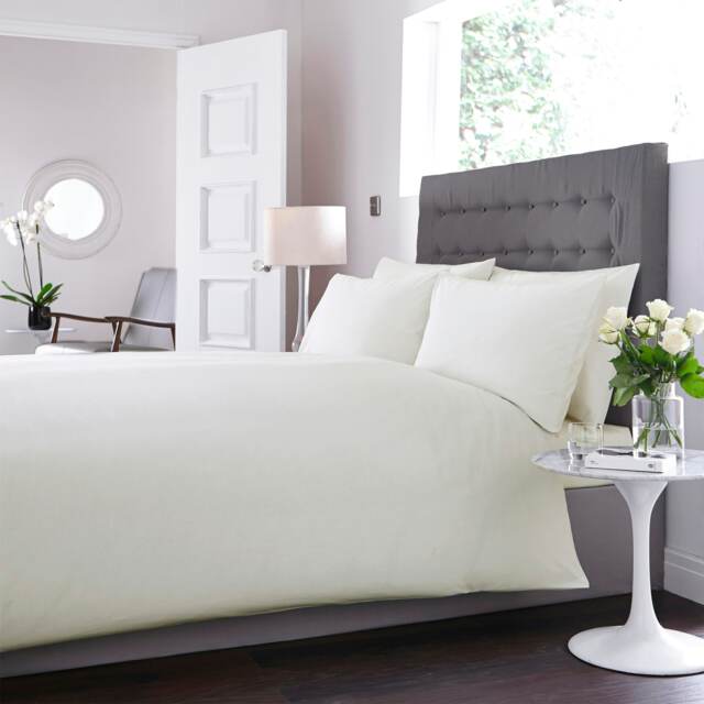 Sestina Luxury Duvet Cover Cream Single Cream Single
