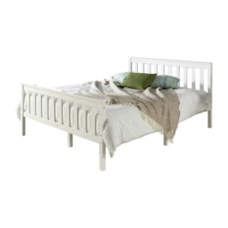 Atlantic Bed Frame in White, size Small Double