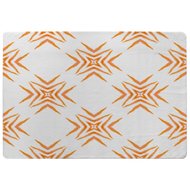 Orange Ravishing Boho Chic Rug Multi