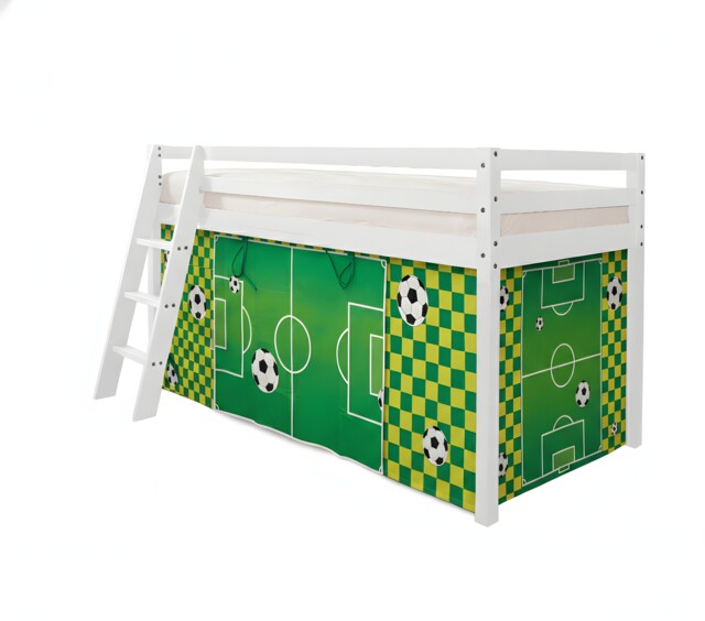 Una Cabin Bed Midsleeper Kids Football Tent Loft