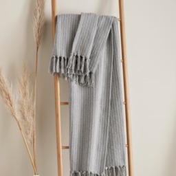 Drift Quinn Throw Grey