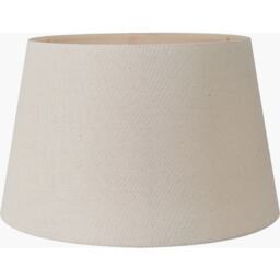 45cm Cream Cotton Tapered Table Lampshade Drum Floor Lamp Shade