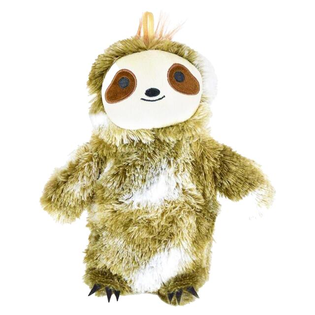 K Collection Sloth 3D 750ml Hot Water Bottle And Cover White White/Brown One Size 1