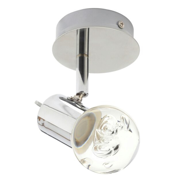 BHS Martha Spotlight Ceiling Light, Chrome Silver Chrome 1