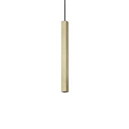Ultrathin Square 40cm LED Slim Pendant Ceiling Light Satin Brass 3000K