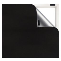 Marlow 2PC Blackout Blinds Stick On Blockout Curtain Window Shades Film Black One Size