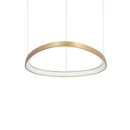 Gemini Integrated LED Pendant Ceiling Light Brass 5400lm 4000K
