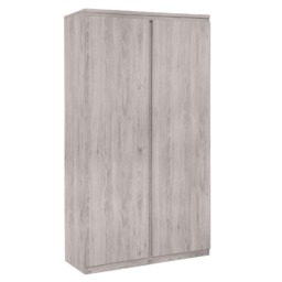 Premium Atlas 2 Door Wardrobe in Grey Oak Effect