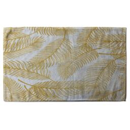 Golden Leaves Soft Bath Towel Multi