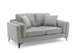 Fabric Light Grey 2 Seater Sofa MARGHERA