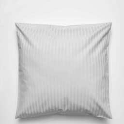 Belledorm 540 Thread Count Satin Stripe Continental Pillowcase - Platinum - One Size