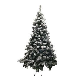 7ft Snowy Imperial Pine White Green Fir Artificial Luxury Christmas Tree