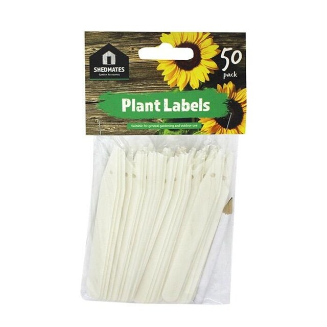 Kingfisher Plant Labels With Pencil 50pk - One Colour - One Size