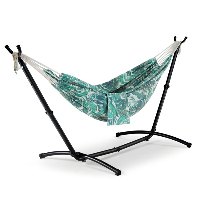 Vonhaus 2 Person Freestanding Outdoor Hammock with Stand