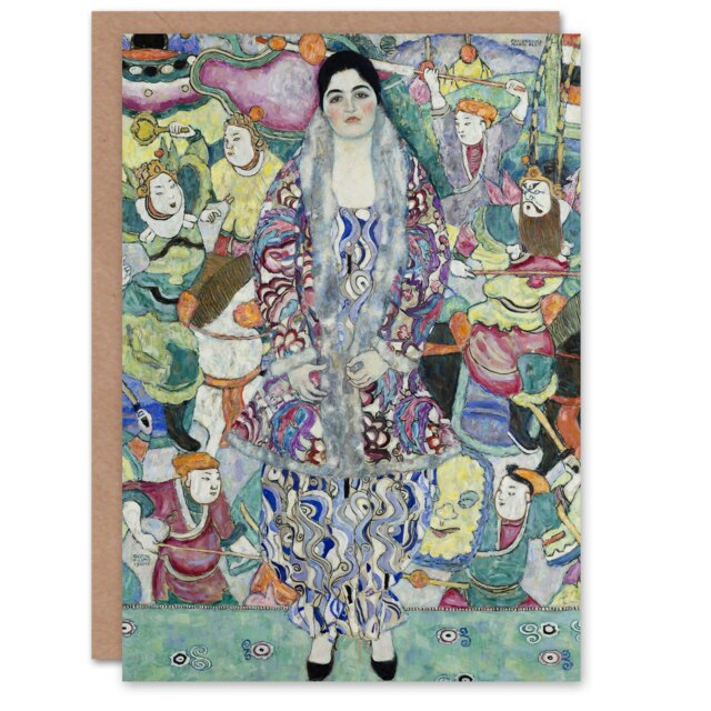 Gustav Klimt Art Card Portrait of Friederike Maria Beer