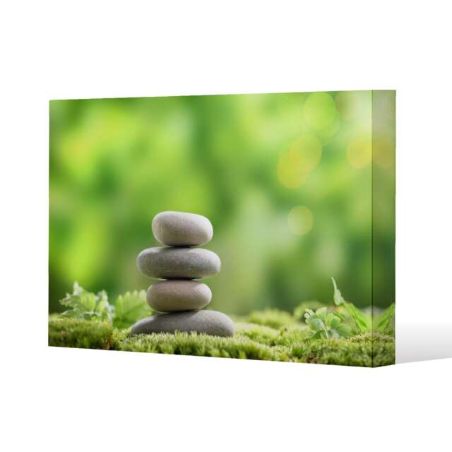 Rock Garden Stones (Canvas Print) / 152 x 101 x 4cm Multi