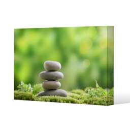 Rock Garden Stones (Canvas Print) / 152 x 101 x 4cm Multi