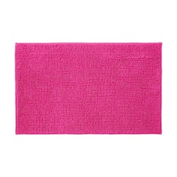 Chenille Bobble Bath Mat Non-Slip 60 x 90cm - Fuchsia Pink
