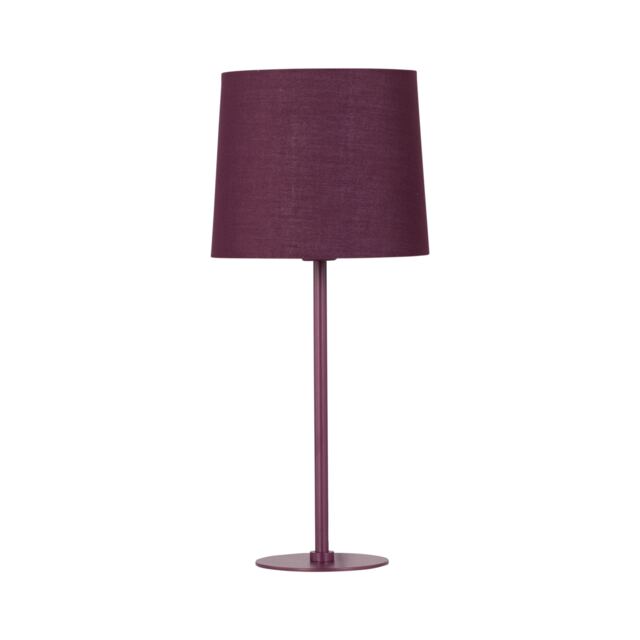 Colours - Burgundy 40cm Table Lamp with Fabric Shade