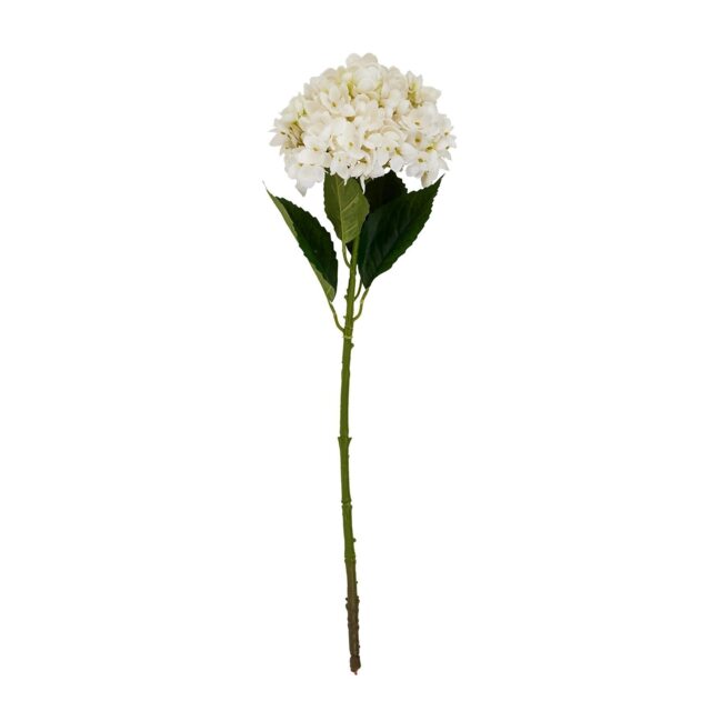 Hill Interiors Hydrangea Artificial Flower - White - One Size