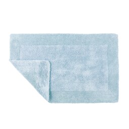Heavyweight Reversible Bath Mat Rug 53 x 85cm - Baby Blue