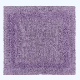 Homescapes Luxury Reversible Cotton Shower Mat - Lilac Purple Lilac