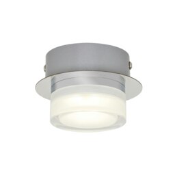 BHS Brooke LED Bathroom Dual Mount Ceiling Light Silver Chrome 1