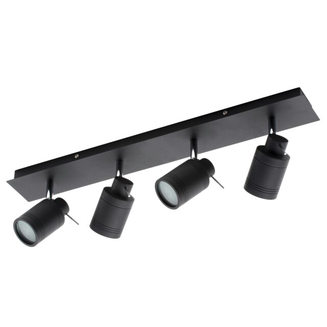 BHS Hector Bathroom Ceiling Spotlight Bar Black Matte Black 1
