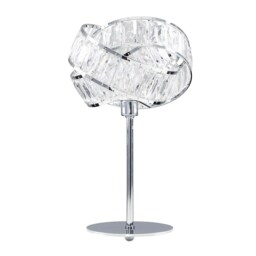 ValueLights Hudson Intertwined Silver Table Lamp Silver