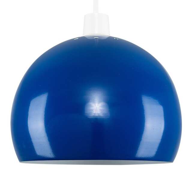 ValueLights Arco Blue Dome Ceiling Pendant Shade Blue