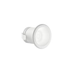 Virus Integrated LED Indoor Recessed Downlight Lamp 1 Light White 3000K