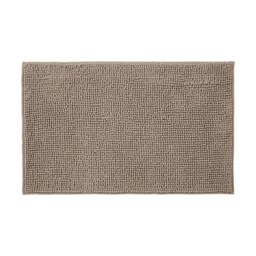 Chenille Bobble Bath Mat Non-Slip 60 x 90cm - Mocha