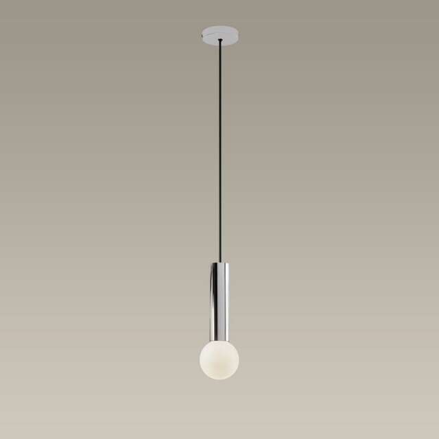 Mist Bathroom Ceiling Simple Pendant Light Chrome E14