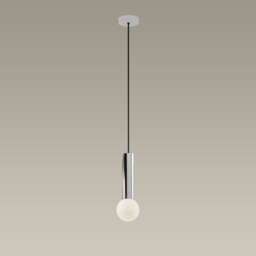 Mist Bathroom Ceiling Simple Pendant Light Chrome E14
