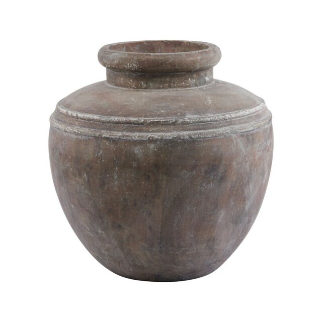 Siena Large Water Pot - Ceramic - L37 x W37 x H39 cm - Brown Brown