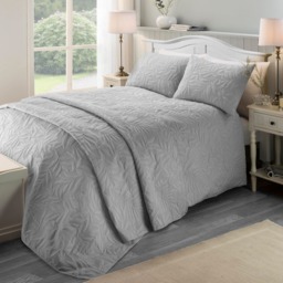Serene Luana Duvet Cover Set Silver