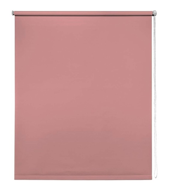 100cm Pink Trimmable Thermal Blackout Roller Blinds Grey Grey