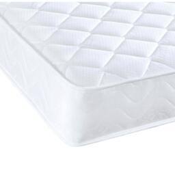 Darcy Diamond Micro Quilted Spring Mattress - 7 inch Deep White European Double