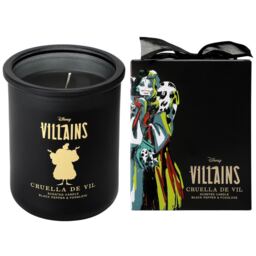 Disney Villains Cruella Glass Candle - Black Pepper & Foxglove