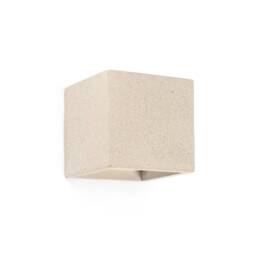 Kamen 1 Light Up & Down Wall Light Beige, G9