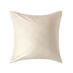 Homescapes Cream European Size Pillowcase Organic Cotton 400 TC - 60 x 60 cm Cream