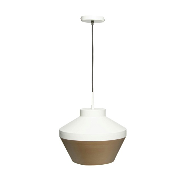 BHS Lexi Ceiling Pendant Gold Ivory and Brass 1