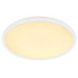 Nordlux Oja Indoor Ceiling Light White Plastic Intergrated LED 3-Level Dimming - Mains Powered, IP20