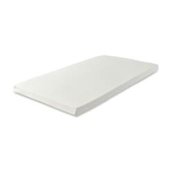 Premium Memory Foam Mattress Topper for Enhanced Comfort 2.5 cm Thick White European Small Single