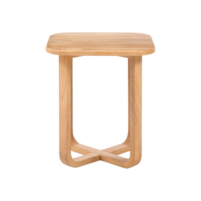 Duchie Square Solid Mango Wood Side Table for Living Room Bedroom