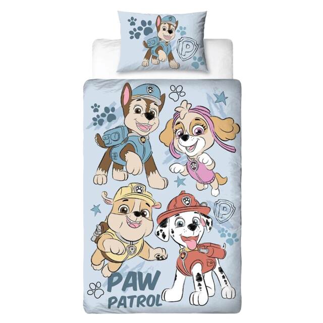 Paw Patrol Sketch Duvet Cover Set Multi Multicoloured Single 1