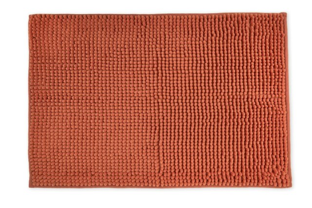 Noodle Bath Mat Burnt Orange 45x75cm