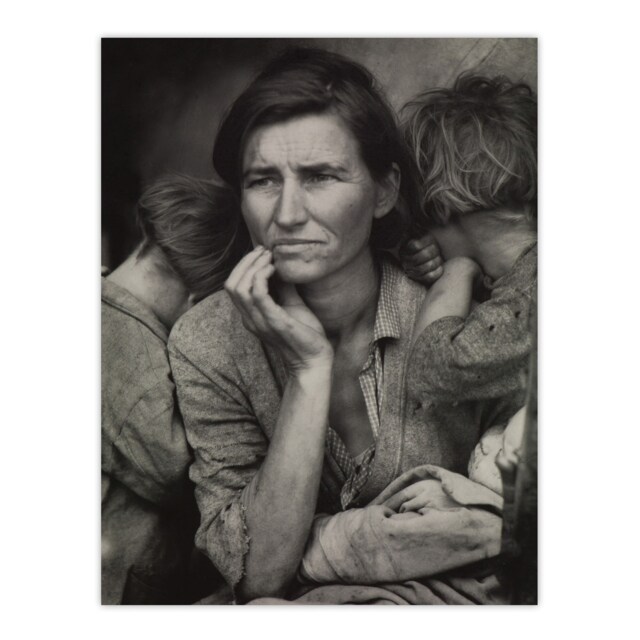 "Migrant Mother Nipomo California Lange Wall Art Poster Print 12X16"""